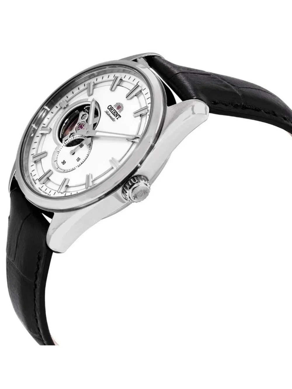NWT Orient Open Heart Automatic Silver Dial Men's Watch
